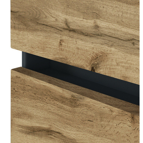 HELD MÖBEL Seitenschrank Lucca in Bunt, Modernes Design mit LED-Beleuchtung, Breite: 40 cm, Höhe: 180 cm, Tiefe: 35 cm - Bild 3