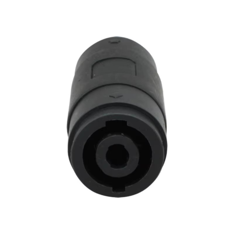 HUALIWEN Professioneller 3,5 mm Klinken-Audioanschluss Lautsprecherstecker mit Buchse in Schwarz - Bild 2