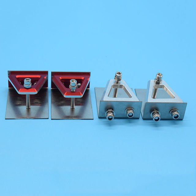 POBOTRAE Zierklappen, Zierlaschen, Balance-Platte, Rot, Metall, Zubehör - Bild 1