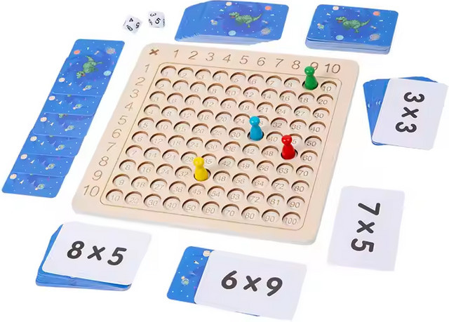 Ninety Nine Multiplikationstischspielzeug, Lernspiel, Blau - Bild 1