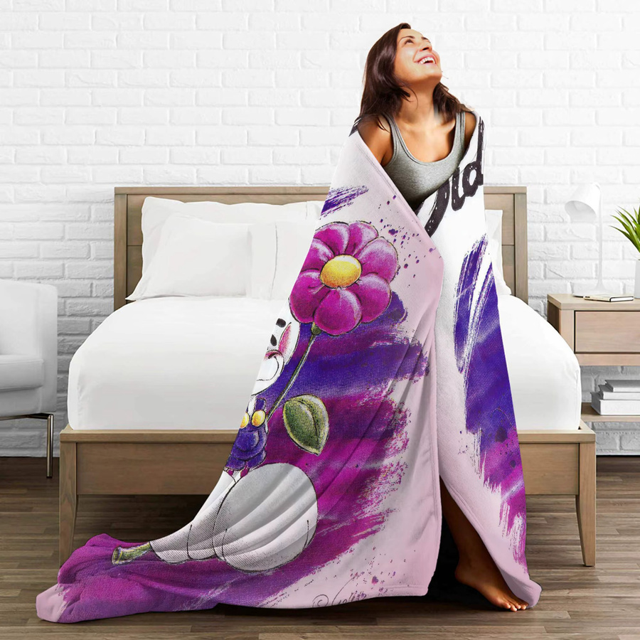 Diddl Kuscheldecke aus weichem Flanell für Kinder und Erwachsene von Potdemiel - Bild 3