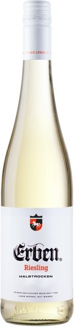 Erben Riesling halbtrocken Weißwein 0,75 l - Bild 1