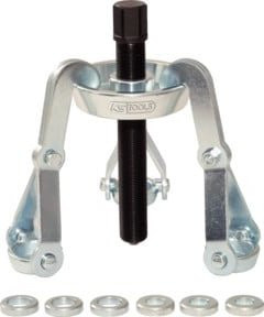 KS Tools Universal-Radnaben-Abzieher-Satz mit 3 Armen, 5-teilig, Silber - Bild 1