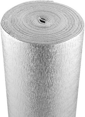 VEVOR Isolierrolle doppelt reflektierend mit EPE-Schaumkern, Farbe: Silber, Dicke: 5,5 mm, Breite: 122 cm, Länge: 15,24 m - Bild 1