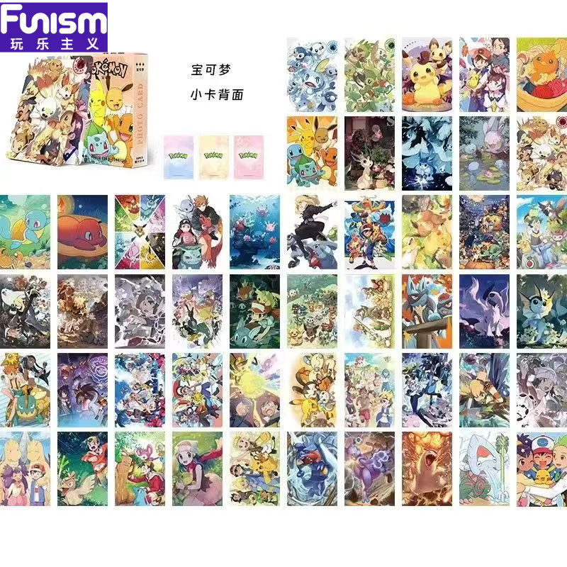FUNISM Pokémon Pikachu Anime Laser-Kartenspiel, 50er-Pack - Bild 2