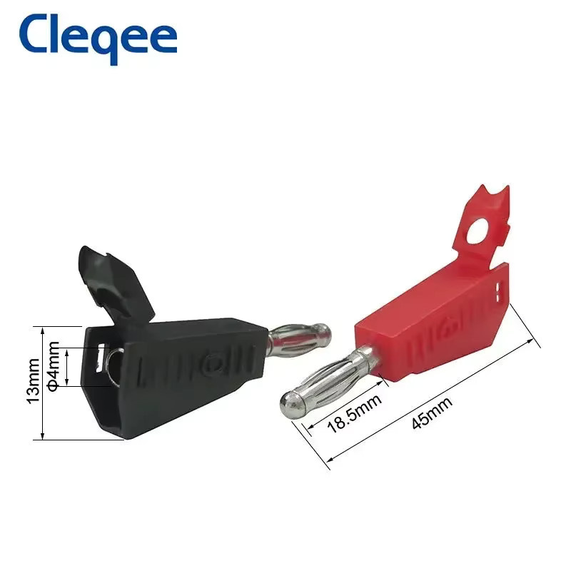 Cleqee P3002 Bananenstecker 4 mm stapelbar, vernickelte Lautsprecheranschlüsse in 5 Farben, 10 Stück - Bild 2