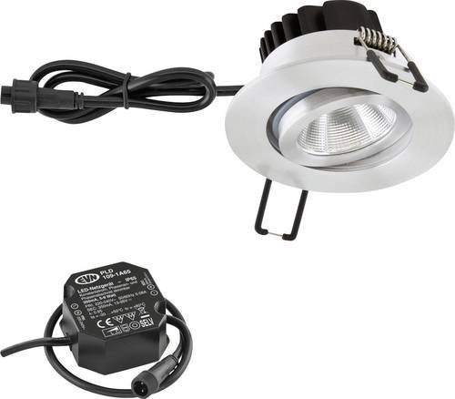 EVN PC650N91402 LED-Einbauleuchte in Weiß aus Aluminium mit 8,4W und IP65 Schutzart - Bild 1