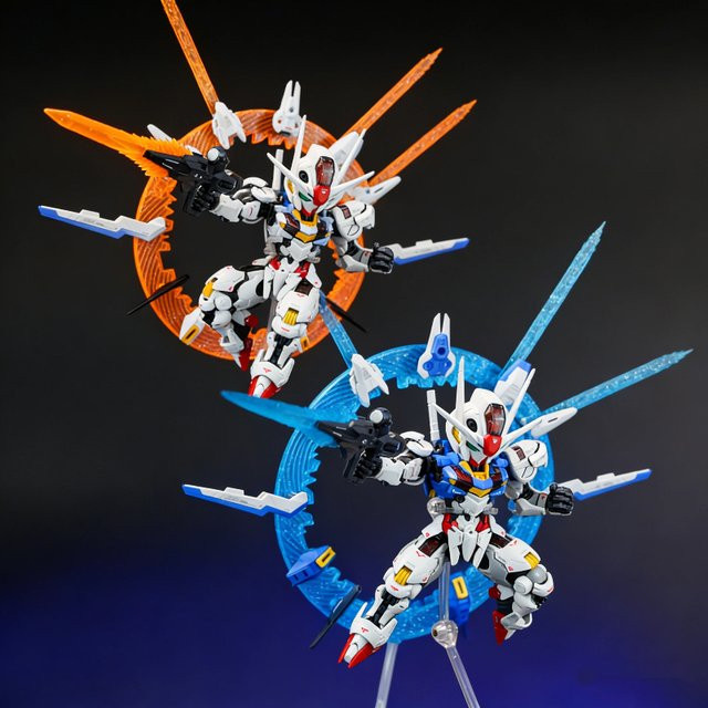 Bandai MGSD Aerial Q Version Witch From Mercury, Modellbausatz - Bild 1