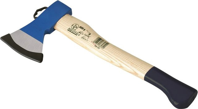 LUX-TOOLS Beil Comfort aus Stahl mit Esche-Stiel, Länge: 36 cm, Gewicht: 600 g - Bild 1