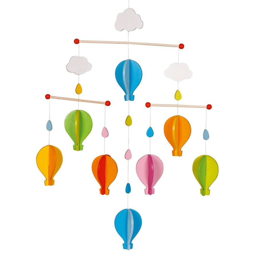 Goki Holz-Mobile Heißluftballons, ab 0 Jahre - Bild 1