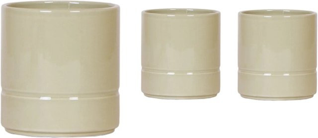 Keramik-Übertopf Pastel Green für Zimmerpflanzen, Durchmesser: 9 cm - Bild 1