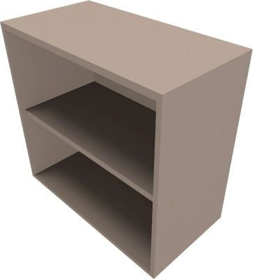 Regal SOLUS PLAY von Schäfer, 2 Ordnerhöhen, Stone grey, B: 80 cm, T: 42 cm, H: 74,8 cm - Bild 1