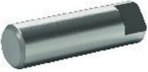 Quick-Step Laufstift HM mit Planfläche, Farbe: Silber, Durchmesser: 6 mm, Länge: 20 mm - Bild 1