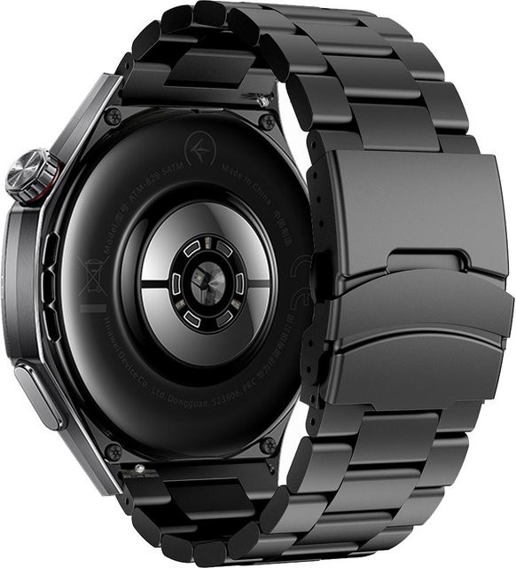 MY-CASE Uhrenarmband Titan, 22mm, schwarz, Unisex - Bild 1