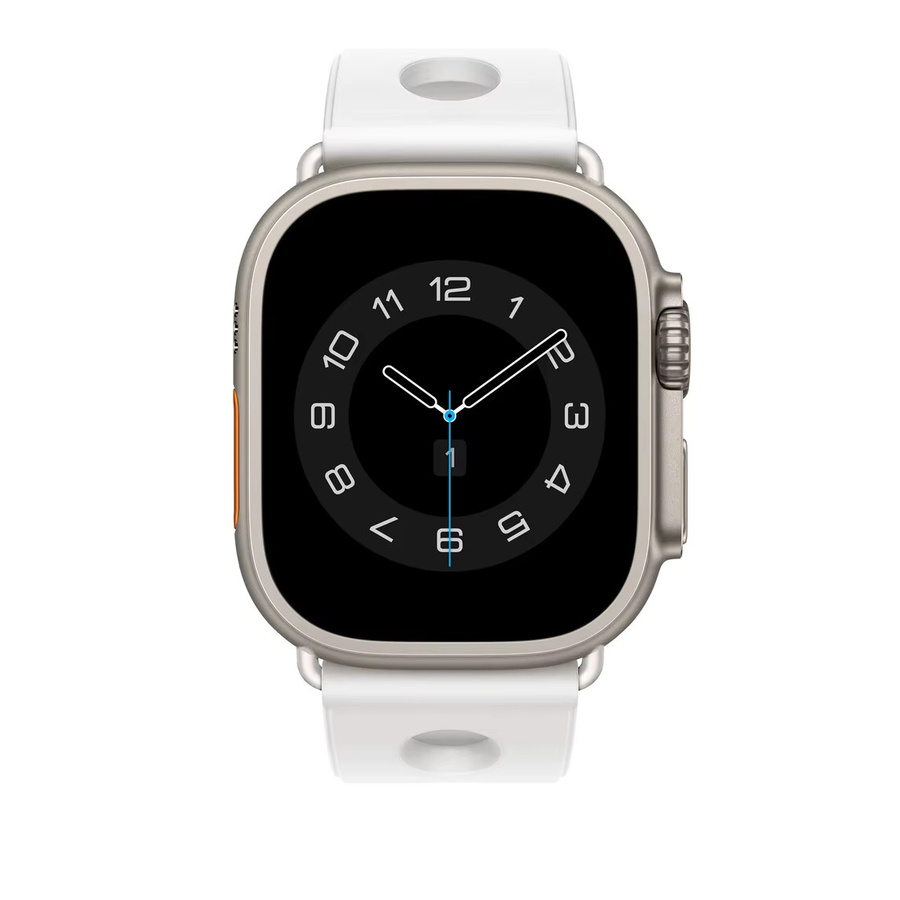 Jansin Uhrenarmband Silikon, Weiß, Unisex - Bild 2