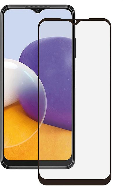 Samsung Galaxy A22 5G Full Screen Displayschutzglas transparent - Bild 1