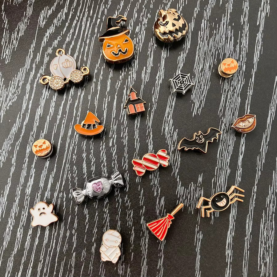 HogaTime Charms, Halloween Cartoon Kürbis, 18 Stück - Bild 4