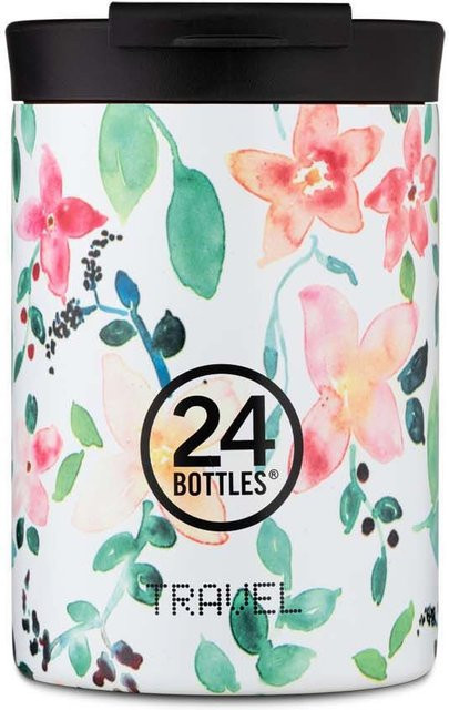 24Bottles Travel Tumbler Silk Little Buds in Multicolour mit 350 ml - Bild 1
