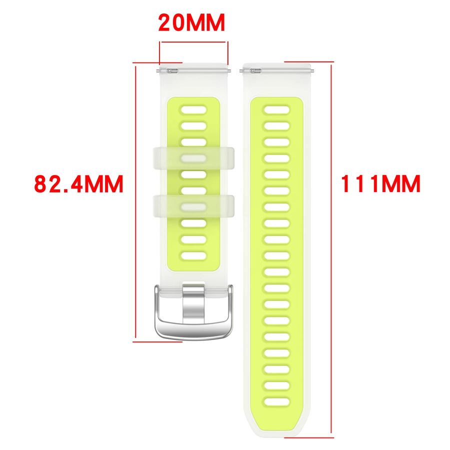 Garmin Uhrenarmband Silikon, 20/22mm, Unisex - Bild 4
