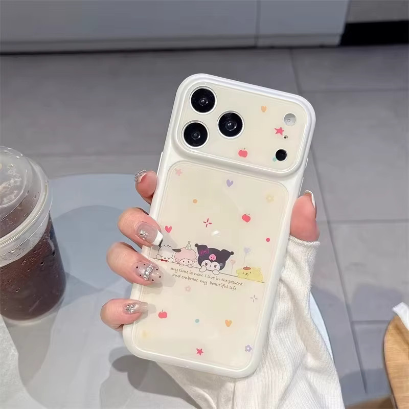 Sanrio Hello Kitty Kuromi Handyhülle im Y2K Design für iPhone 16 15 14 Pro Max, Rosa - Bild 4