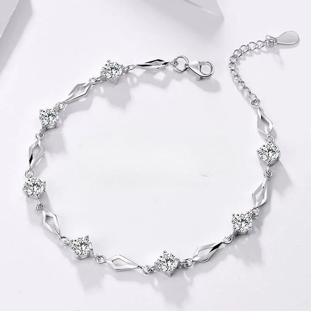 Lucky Star Jewelry Armband, 999 Silber, Zirkonia, Damen - Bild 1
