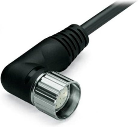 WAGO Sensor-Aktor-Steckverbinder 756-3202/120-100 M23 Buchse gerade, 12-polig, schwarz, Länge: 10,00 m - Bild 1