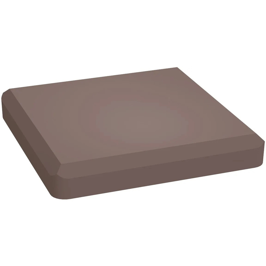 GroJa Steckzaun-Pfostenkappe Solid in Terra, quadratisch aus PVC, B/B: 10 x 10 cm - Bild 2
