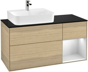V&B Waschtischunterschrank Finion in Eiche lackiert, Breite: 120 cm, Tiefe: 50,1 cm, Höhe: 50,1 cm - Bild 1