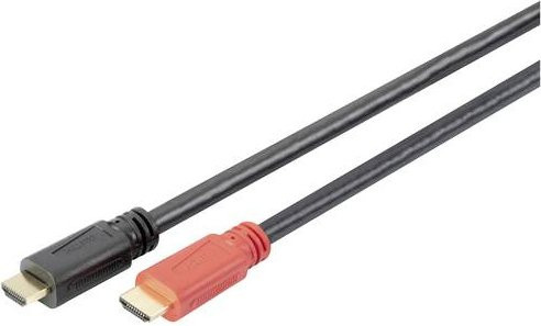 Digitus HDMI Anschlusskabel HDMI-A Schwarz 10m doppelt geschirmt mit Geflecht - Bild 1