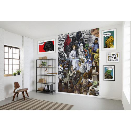 KOMAR Papiertapete Classic Cartoon Collage in Bunt, Breite: 184 cm - Bild 2