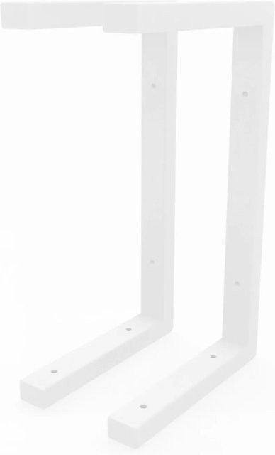 HEVVA Schwerlast Regalhalter ERLENBERG 2er Set Weiß matt Tiefe: 20 cm - Bild 1