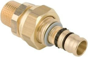 Geberit Übergangsverschraubung Mepla aus Rotguss mit Außengewinde d= 20mm x R 1/2" - Bild 1