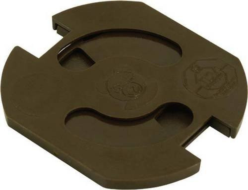 Bachmann Steckdosen-Einsatz Typ F Schuko Braun 1 Set - Bild 1