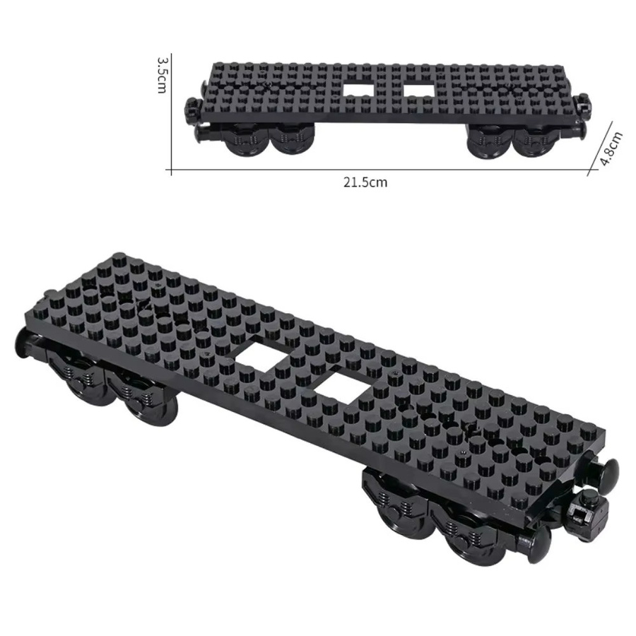 Stemedu MOC City Zug-Basis Radwagen, Bausteine, Fahrzeuge - Bild 3
