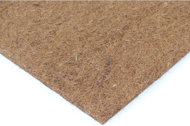 Proflora 4er Set Kokosfaser Mulchmatten als Topfuntersetzer und Baumschutz in Natur Braun, B/T: 50 x 50 cm - Bild 1