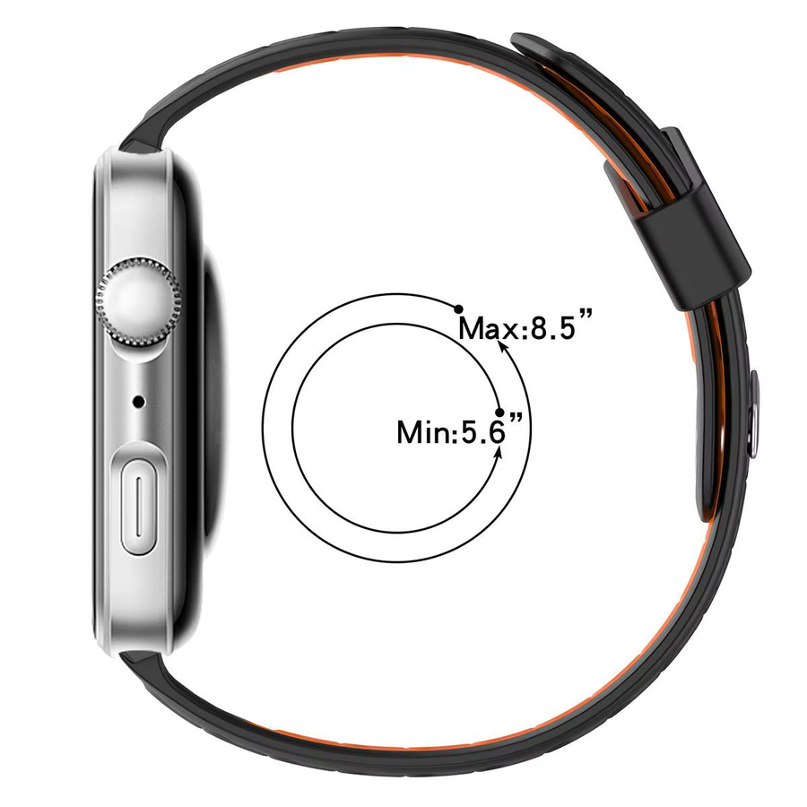 FancyWrist Uhrenarmband Silikon, Schwarz, Huawei Uhr Fit 4/3/2/1/4Pro - Bild 5