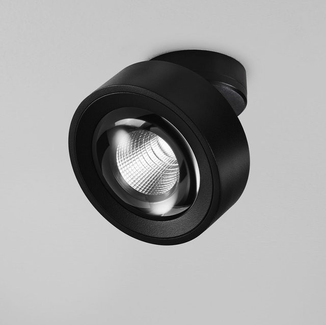 DLS Lighting Clippo Optic LED-Wand- und Deckenstrahler in Schwarz mit warmweißem Licht (2700K) - Bild 1