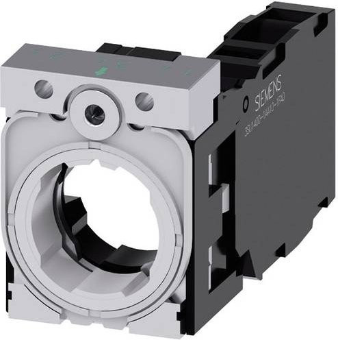 Siemens 3SU1550-1AA10-1FA0 Halter 3-fach aus Kunststoff in Grau, Breite: 30 mm, Höhe: 40 mm - Bild 1