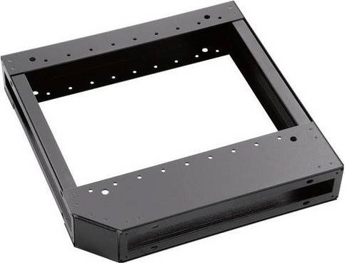 Hager MES-ES60802 Sockel in Tiefschwarz (RAL 9005), B/T/H: 59,9 x 77,5 x 20,0 cm - Bild 1