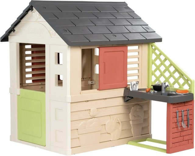 Smoby Life Spielhaus Natur mit Küche ab 2 Jahren - Bild 1