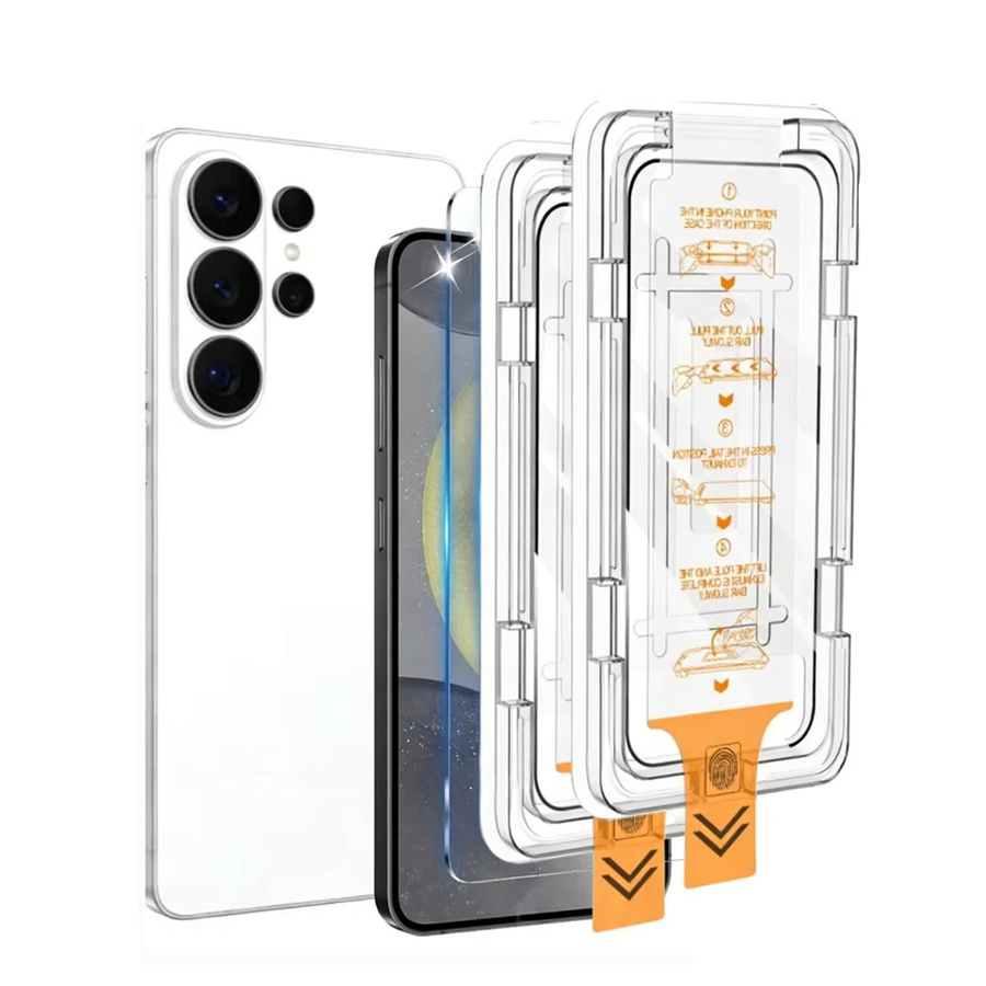 NNBILI 3-teiliges HD-Displayschutzfolien-Set für Samsung Galaxy S26 Ultra und S26 in Transparent mit Ein-Klick-Installationswerkzeug und Unterstützung der Fingerabdruck-Entsperrung - Bild 7