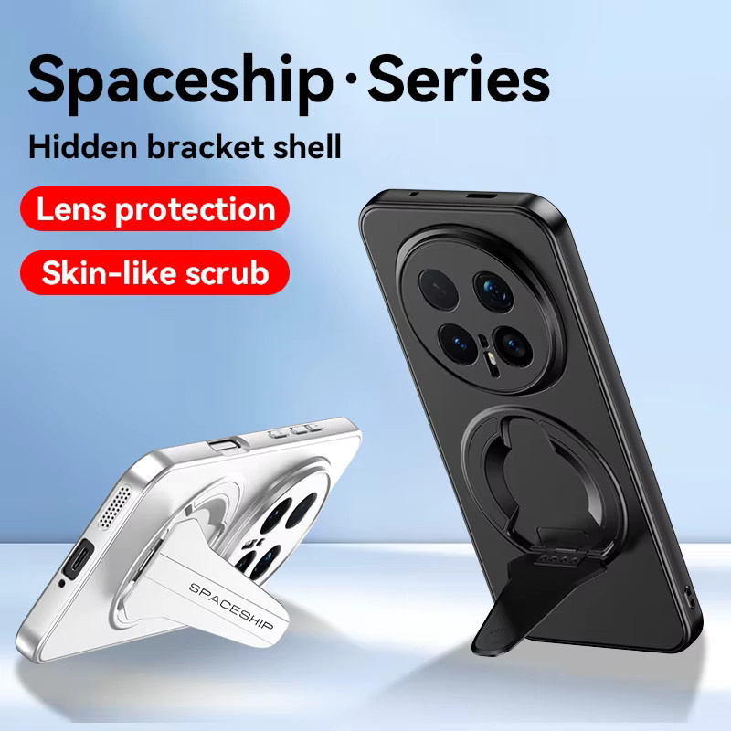 KEYSION Magnetische Handyhülle für HONOR Magic 8 Pro 5G, Silikon und PC, Farbe: Silber, mit aufrechtem Ständer und stoßfestem Schutz - Bild 2