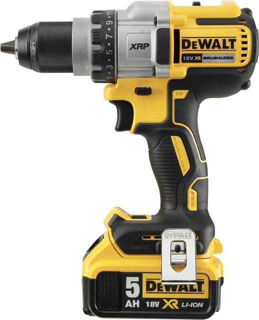 DeWalt Akku-Bohrschrauber DCD991P2 18V mit 5 Ah Akku in Schwarz-Gelb-Grau - Bild 1