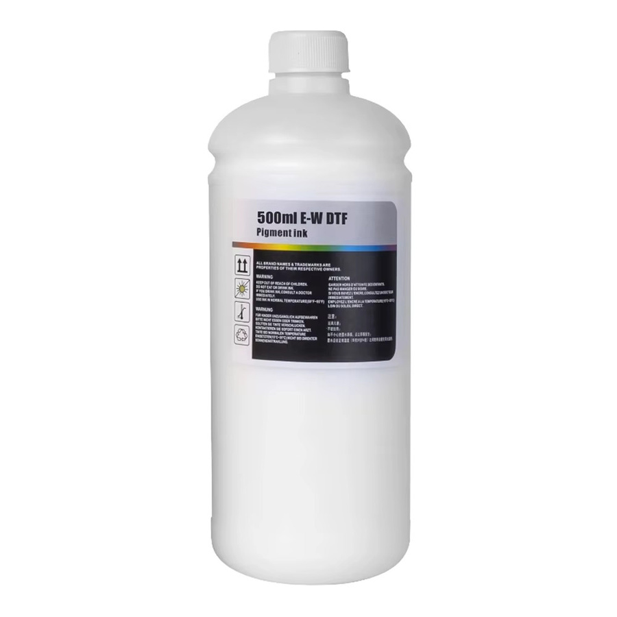 EP-DTF Tinte für Epson Druckköpfe I3200 XP600 TX800 L1800 1390 L805, Farbe Weiß, 500 ml - Bild 2
