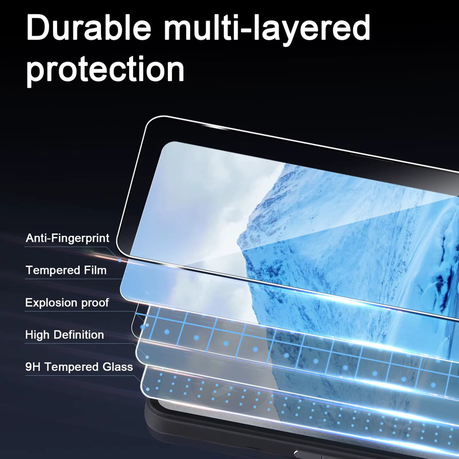 Xiaomi Redmi 13C Displayschutzfolie aus gehärtetem Glas in Transparent mit 9H Härtegrad und HD-Klarheit - Bild 6