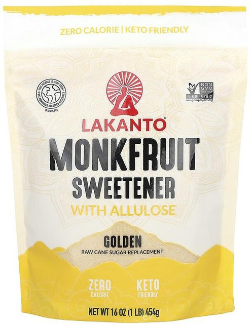 Lakanto Mönchsfrucht-Süßstoff mit Allulose Golden 454 g - Bild 1