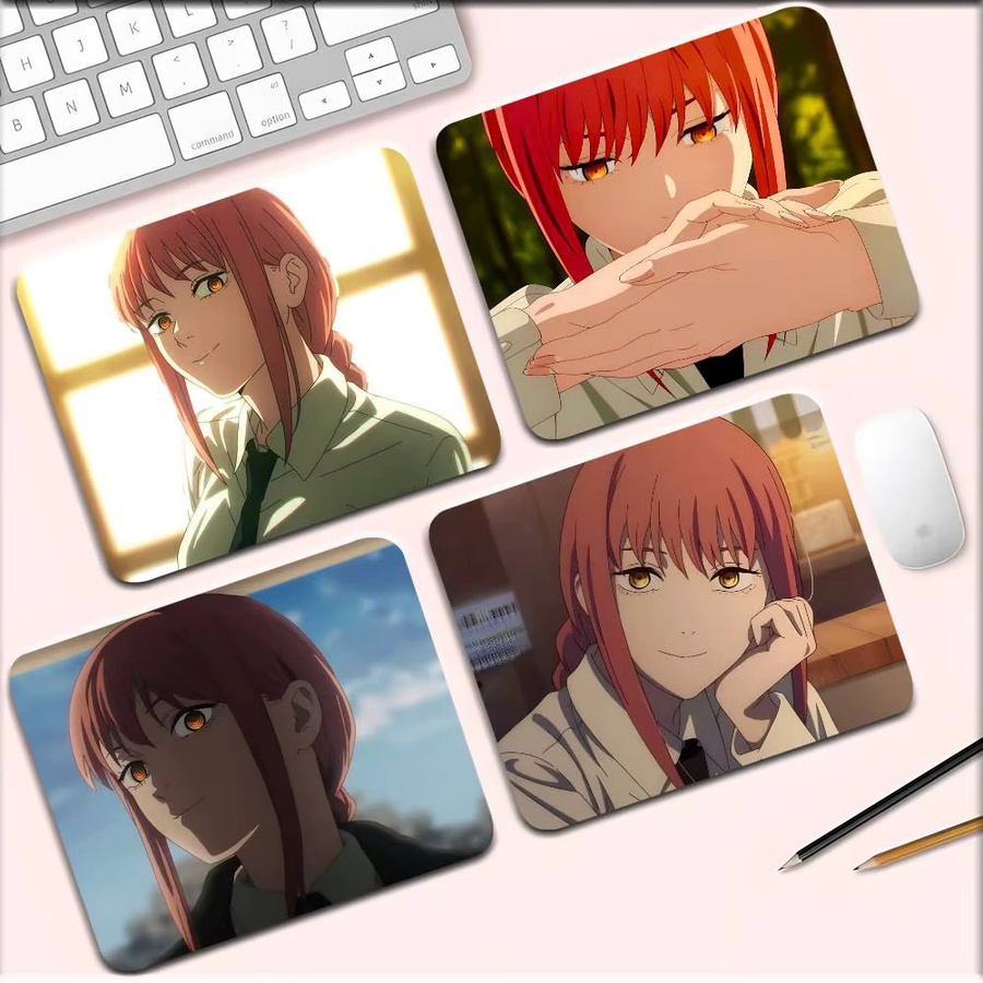 Moetch Anime Chainsaw Man Makima Mauspad, rutschfeste Schreibtischunterlage in Multicolour - Bild 3