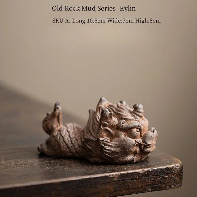 Tinika Chen Qilin Figur aus Keramik als Teehaustier für dein chinesisches Teehaus und Kung Fu Teegeschirr Zubehör - Bild 1