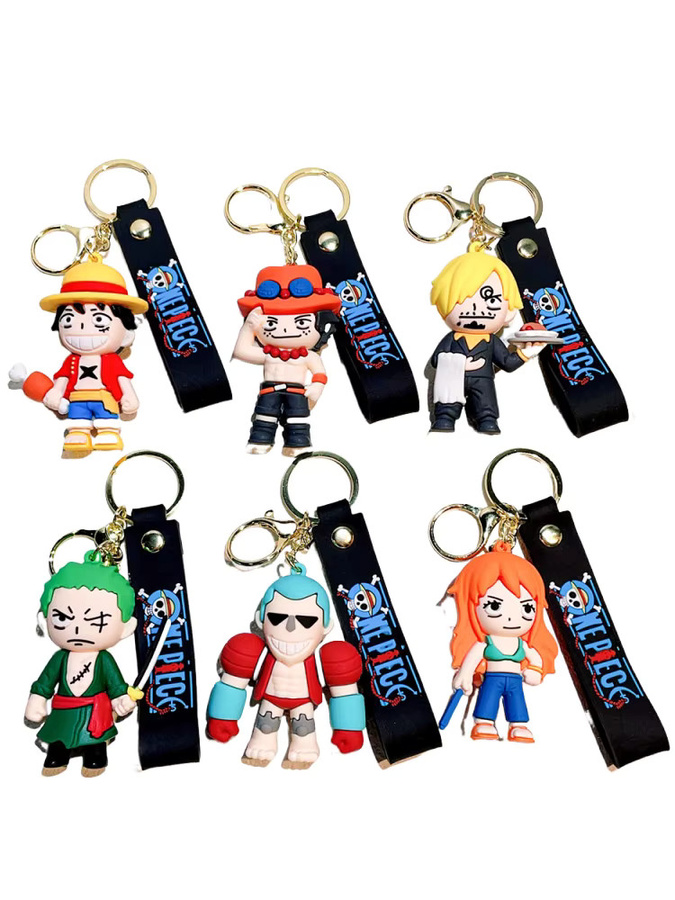 Bandai ONE PIECE Schlüsselanhänger, Silikon, 50-teiliges Set - Bild 3