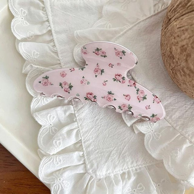 Haarspange Kirschblüte, Acetat, Strass, Damen, Mädchen - Bild 1